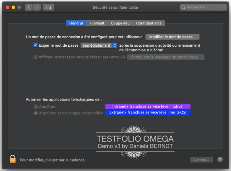  MacOS+ Settings (Testfolio Omega v3.0/2020+). 